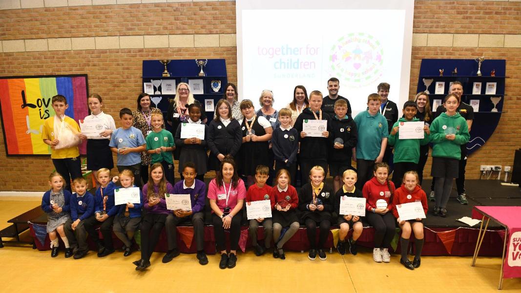 Sunderland Healthy Schools Award ceremony