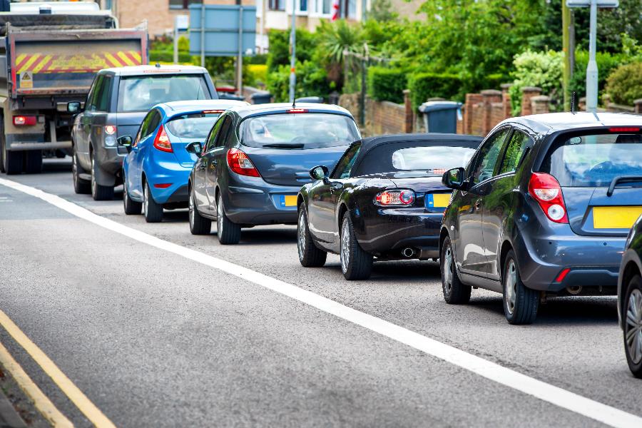 Row of cars