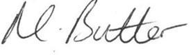 Cllr Butler signature