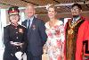 2025.07.23 Lord-Lieutenant with Mayor and Jayne and Graham Carlisle MBE c